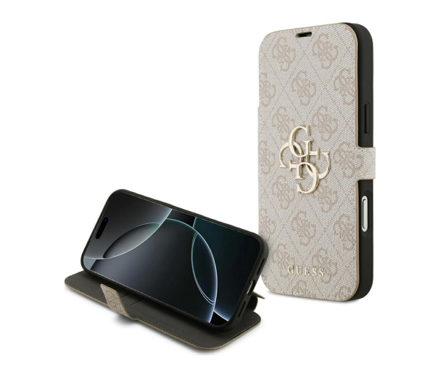 Guess Book 4G Metal Logo do iPhone 17 Pro Max różowy - 1365521 - zdjęcie